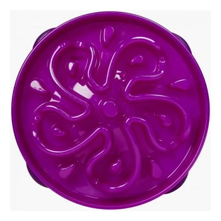 Outward Hound (Аутвард Хаунд) Fun Feeder Slo-Bowl Flower - Миска-лабиринт Цветок для медленного кормления собак; L (Фиолетовый)