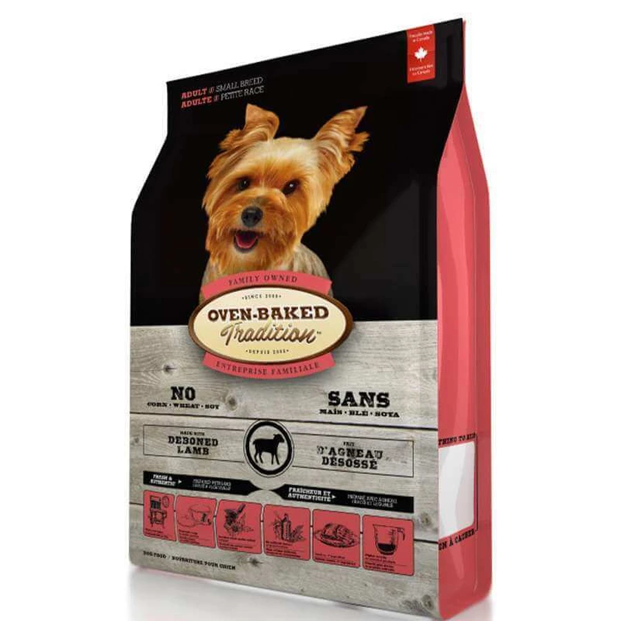 Oven-Baked (Овен-Бэкет) Tradition Lamb Adult Dog Small Breeds - Cухой корм со свежим мясом ягнёнка для взрослых собак малых пород; 5,67 кг: цены и характеристики