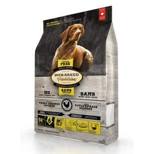 Oven-Baked (Овен-Бекет) Tradition Grain-Free Chicken Dog All Breeds - Беззерновий сухий корм зі свіжим м'ясом курки для собак різних порід на всіх стадіях життя; 11,34 кг