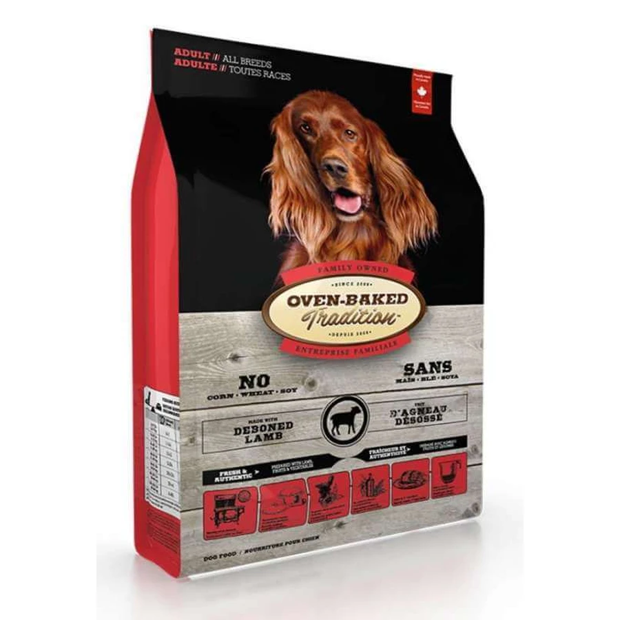 Oven-Baked (Овен-Бекет) Tradition Lamb Adult Dog All Breeds - Cухий корм зі свіжим м'ясом ягняти для дорослих собак різних порід; 2,27 кг: ціни та характеристики