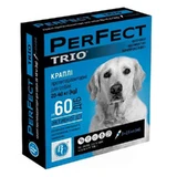 PerFect (ПьорФект) TRIO - Протипаразитарні краплі на холку проти бліх, кліщів та гельмінтів для собак (1 піпетка); 20-40 кг / 2,5 мл