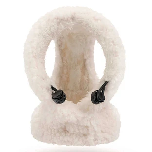 Pet Fashion (Пет Фешн) Teddy - Шапка Тедді для собак; М (26-30 см) (Білий)