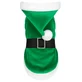 Pet Fashion (Пет Фешн) Santa - Новогодняя попона Санта (зеленая); XS (23-26 см) (Зеленый)