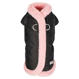 Pet Fashion Mery - Куртка Мери для собак (черная); S (27-29 см) (Чёрно-розовый)