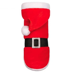 Pet Fashion (Пет Фешн) Santa – Новорічна попона Санта (червона); M (33-36 см)