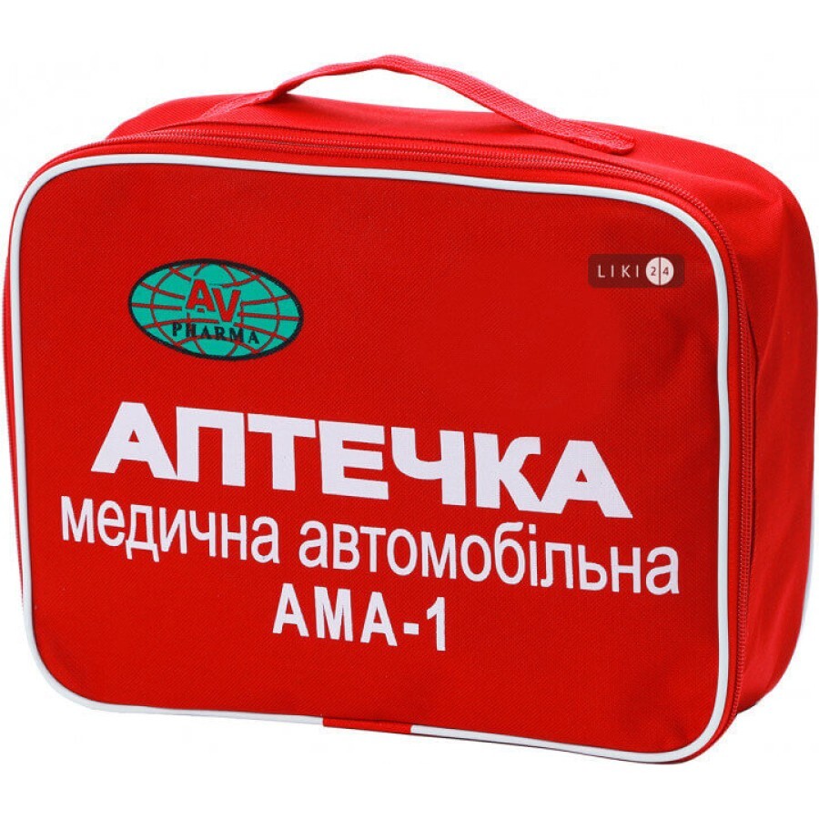 Аптечка медична автомобільна-1 АМА-1, додатковий комплект: ціни та характеристики