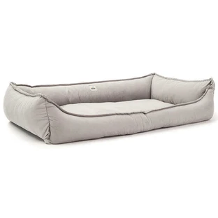 PetBed (Петбед) Комфорт - Лежак велюровий для собак та котів; 3XL (120х80х27 см) (Сірий)