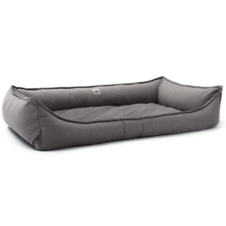 PetBed (Петбед) Комфорт - Лежак велюровий для собак та котів; 3XL (120х80х27 см) (Темно-сірий): ціни та характеристики