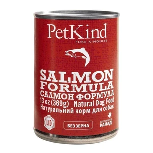 PetKind (ПетКайнд) Salmon Formula - Консервований корм з лососем і оселедцем для собак всіх порід і вікових груп (паштет); 369 г