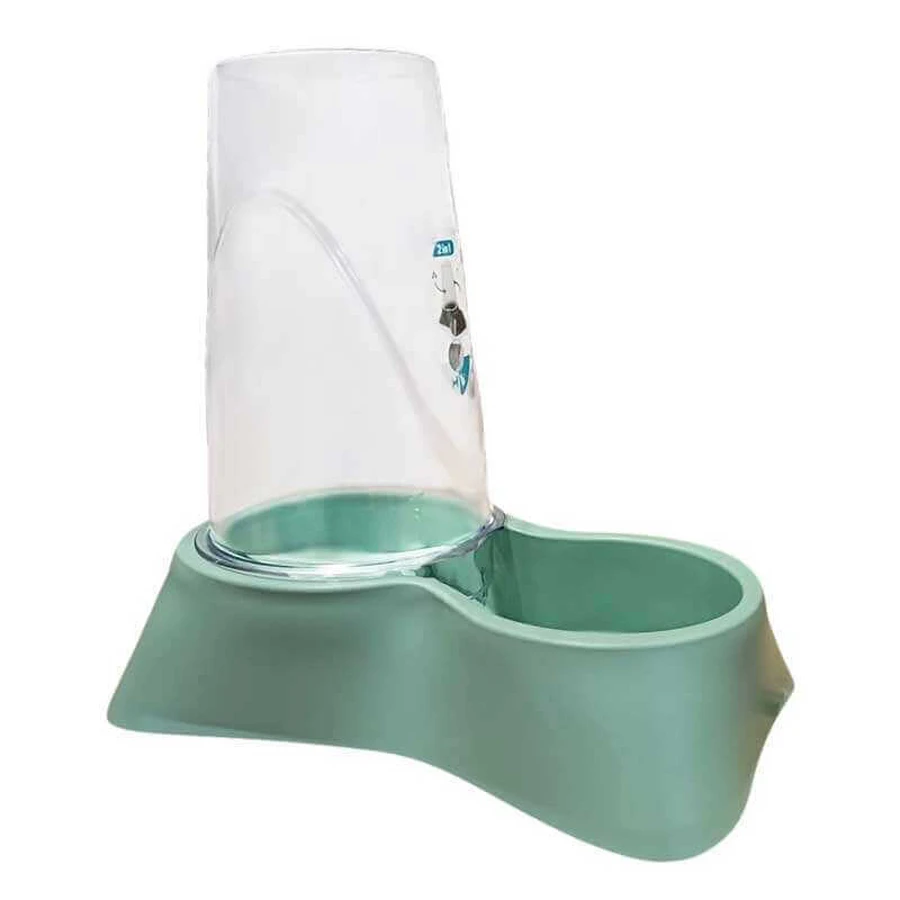 Petmax (Петмакс) Dispenser Stella – Диспенсер їжі або води для котів та собак; 3,5 л (Зелений): ціни та характеристики