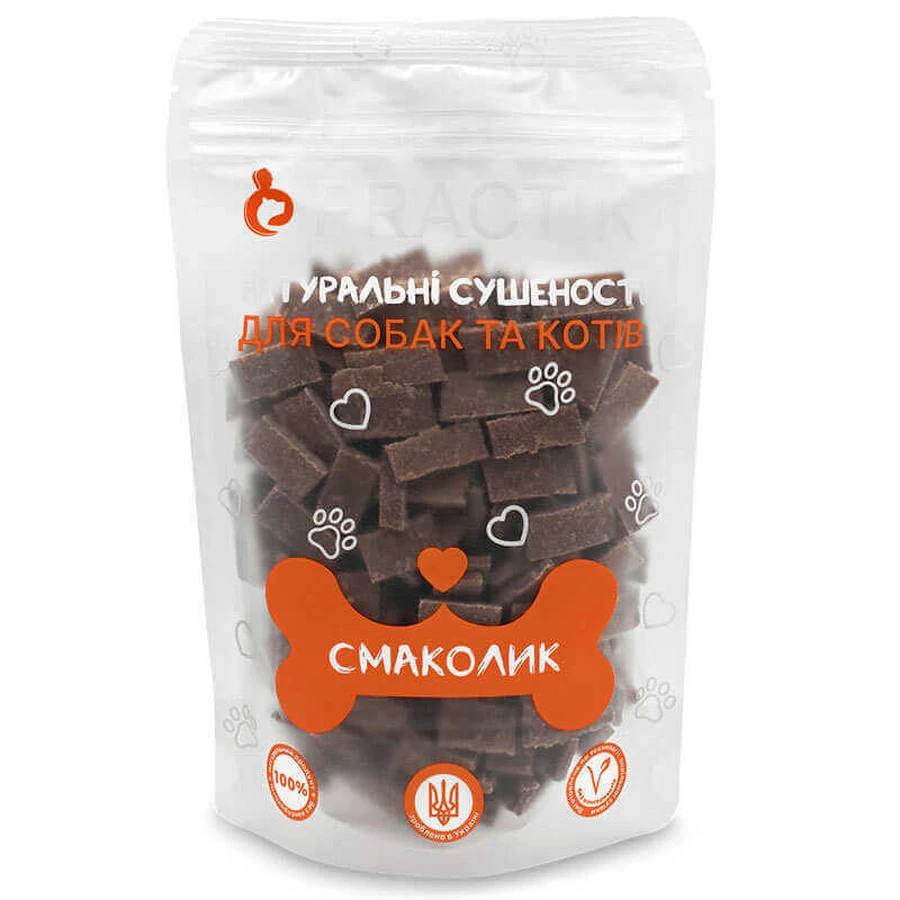 Practik - Лакомства Кусочки с уткой для собак и кошек; 150 г: цены и характеристики