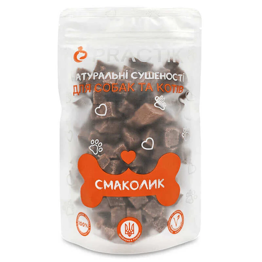 Practik - Лакомства Кубики с уткой для собак и кошек; 200 г: цены и характеристики