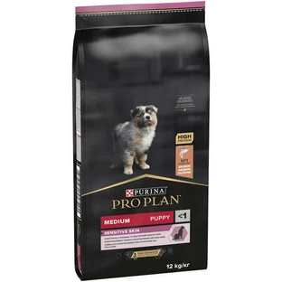 Purina Pro Plan (Пурина Про План) Medium Puppy Sensitive Skin - Cухой корм для щенков средних пород склонных к аллергии; 12 кг