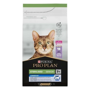 Purina Pro Plan Sterilised Senior - Сухой корм с индейкой для стерилизованных котов старше 7 лет; 10 кг
