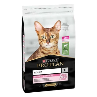 Purina Pro Plan Delicate Adult Lamb - Сухой корм с ягненком для котов с чувствительным пищеварением; 10 кг