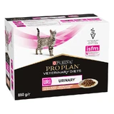 Pro Plan Veterinary Diets (Про План Ветеринарі Дієтс) UR St/Ox Urinary Salmon - Консервований корм з лососем для дорослих котів для розчинення та зниження утворення струвітних каменів; 10х85 г
