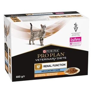 Pro Plan Veterinary Diets (Про План Ветеринарі Дієтс) NF Renal Function Advanced Care Chicken - Консервований корм з куркою для котів при патології нирок; 10х85 г