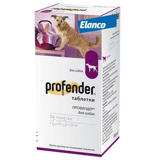 Profender (Профендер) by Elanco Animal - Антигельминтные таблетки для собак со вкусом мяса (1 таблетка); 1 табл. / 10 кг