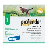 Profender (Профендер) by Elanco Animal - spot-on - Краплі від гельмінтів для кішок (1 піпетка); до 2,5 кг Sale!