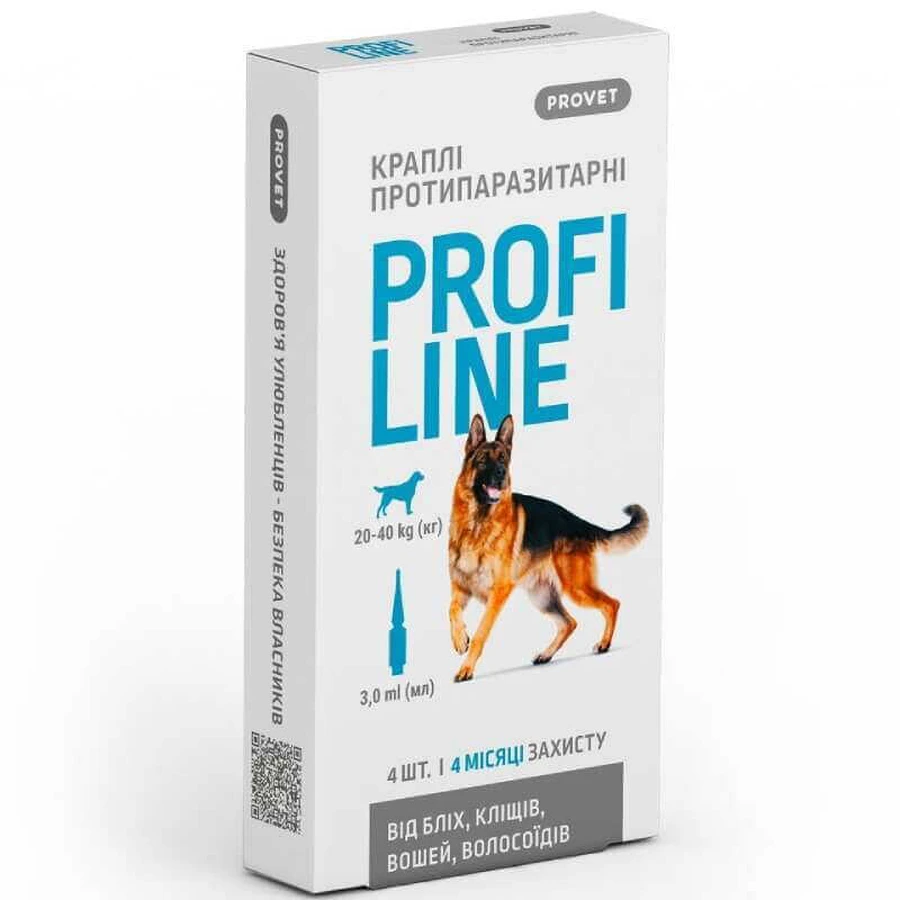 ProVET (ПроВет) Профилайн - Капли противопаразитаные на холку для собак; 20-40 кг: цены и характеристики