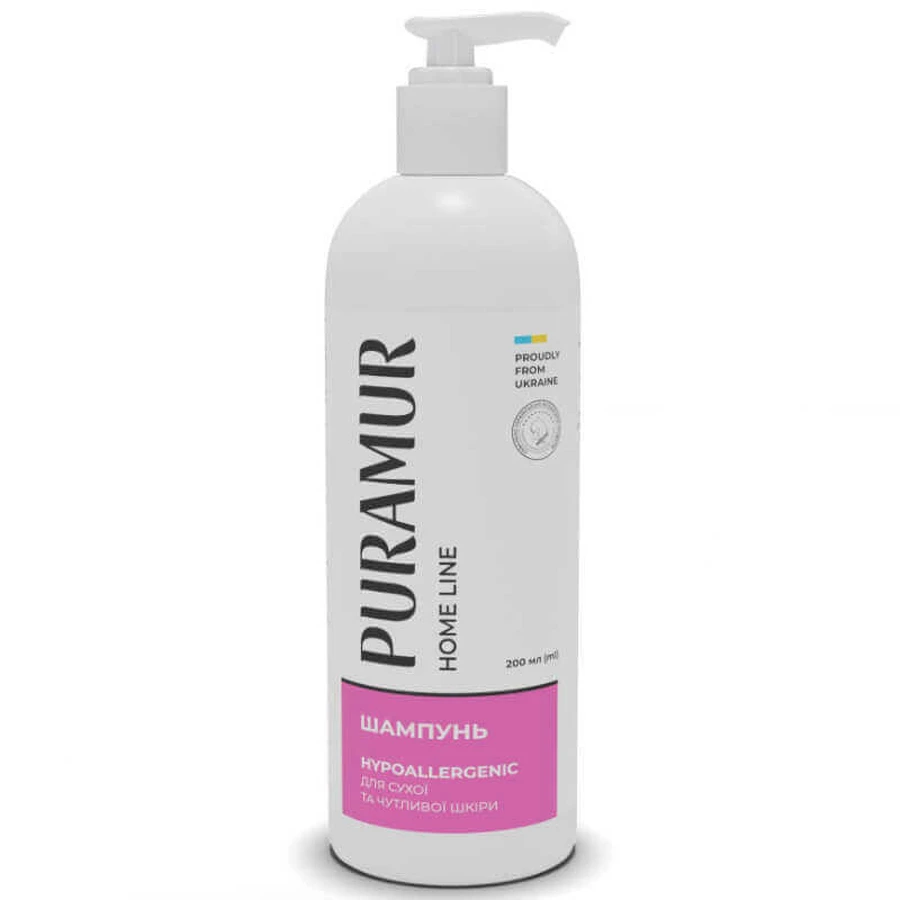 PURAMUR Hypoallergenic - Шампунь для сухої та чутливої шкіри собак та котів; 200 мл: ціни та характеристики