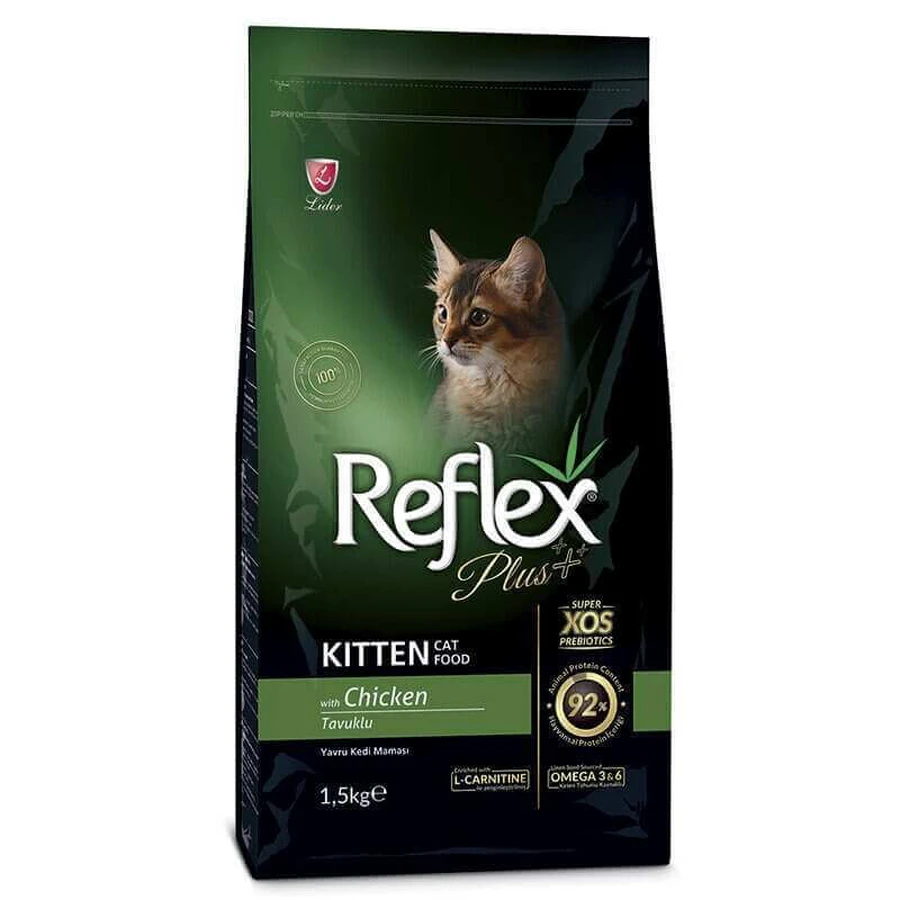 Reflex Plus (Рефлекс Плюс) Kitten Chicken – Сухой корм с курицей для котят; 1,5 кг: цены и характеристики