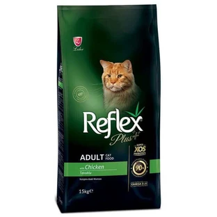 Reflex Plus (Рефлекс Плюс) Adult Cat Chicken – Сухой корм с курицей для взрослых котов; 15 кг