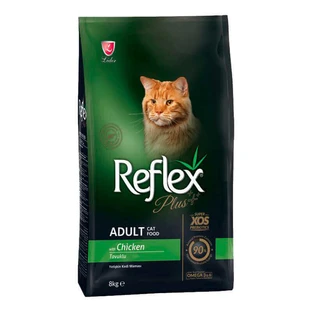 Reflex Plus (Рефлекс Плюс) Adult Cat Chicken – Сухой корм с курицей для взрослых котов; 8 кг