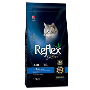 Reflex Plus (Рефлекс Плюс) Adult Cat Salmon – Сухой корм с лососем для взрослых котов; 1,5 кг