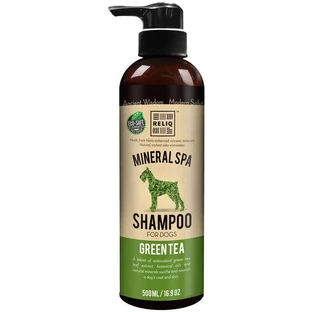 Reliq (Релик) Mineral Spa Green Tea Shampoo - Шампунь с маслом зеленого чая для восстановления и увлажнения шерсти собак и котов; 500 мл