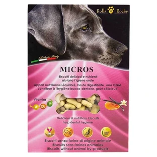 Rolls Rocky (Роллс Роки) Micros Mix - Печенье со вкусом ванили и карамели для собак; 300 г