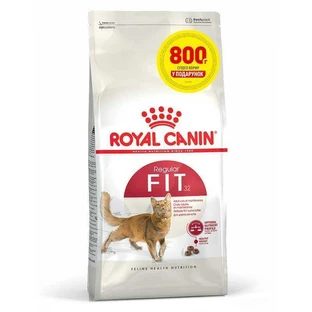 Royal Canin Fit 32 - Сухий корм з птицею для котів, що гуляють на вулиці; 3,2 кг + 800 г