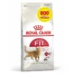 Royal Canin Fit 32 - Сухий корм з птицею для котів, що гуляють на вулиці; 3,2 кг + 800 г