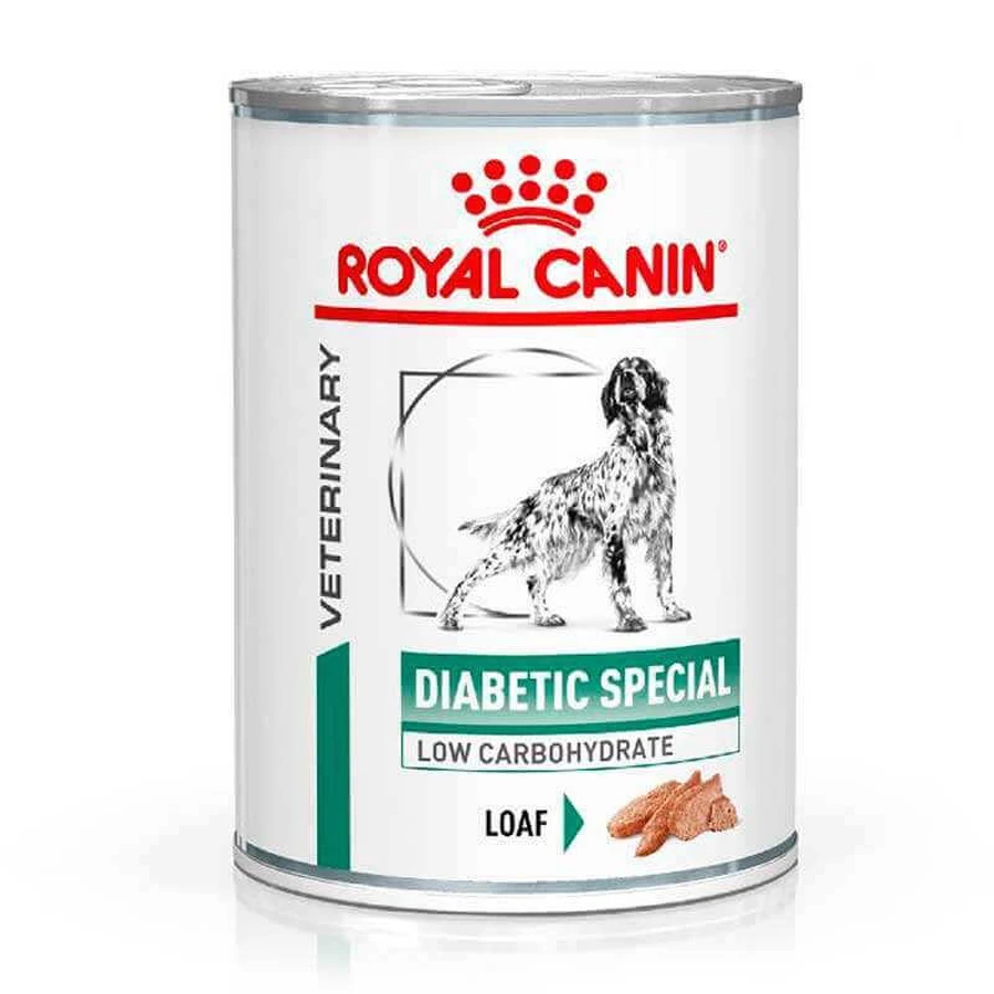Royal Canin Diabetic Special Low Carbohydrate - Консервований корм, дієта для собак при цукровому діабеті (паштет); 410 г: ціни та характеристики