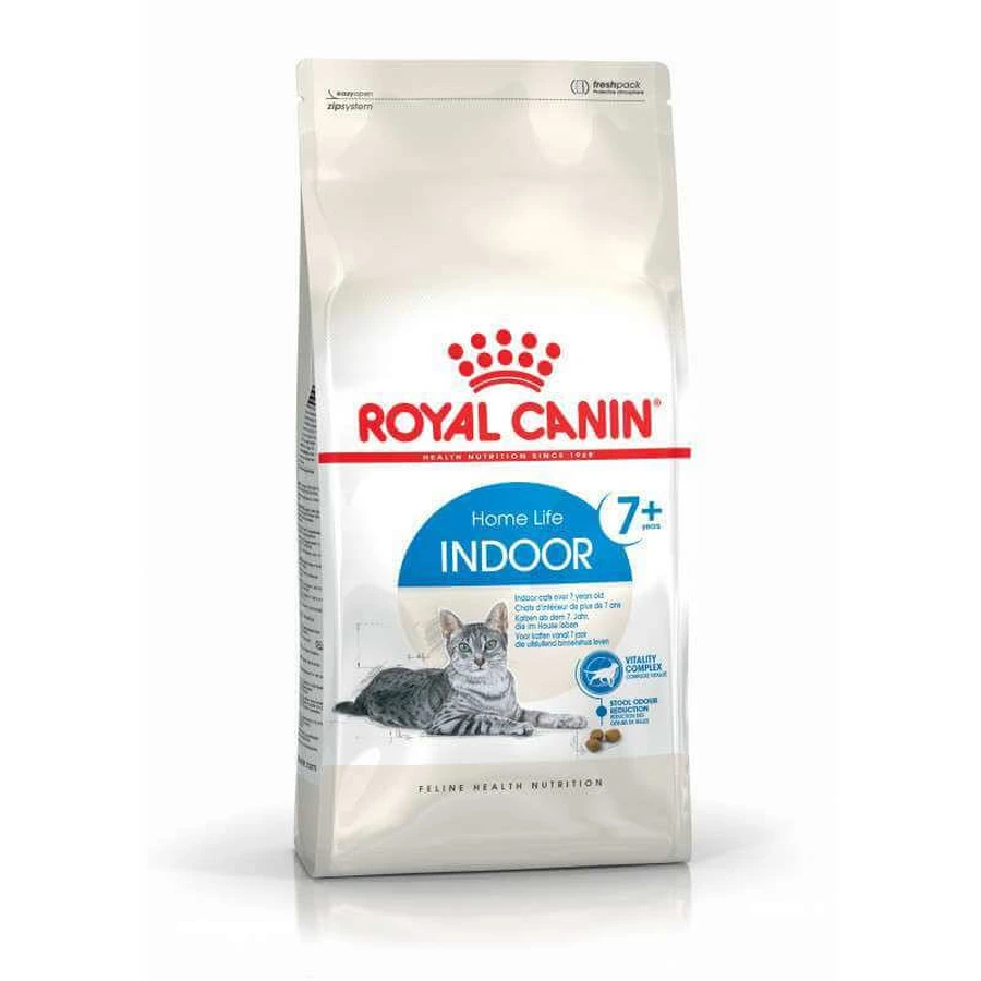 Royal Canin Indoor 7 plus - Сухой корм с птицей для домашних стареющих кошек; 1,5 кг: цены и характеристики