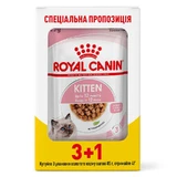 Royal Canin Kitten Instinctive - Консервований корм для кошенят (шматочки в соусі); 3+1