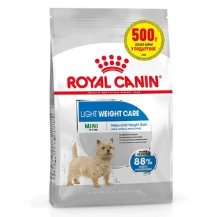 Royal Canin (Роял Канин) Mini Light Weight Care - Сухой корм для собак малых пород предрасположенных к избыточному весу; 2,5 кг + 500 г