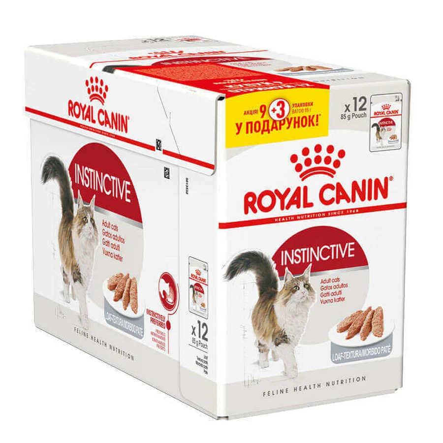 Royal Canin (Роял Канін) Instinctive Loaf - Консервований корм для котів (паштет); 9+3 (85 г): ціни та характеристики