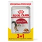Royal Canin Instinctive - Консервований корм для дорослих котів (шматочки в соусі); 3+1 шт.