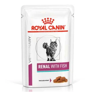 Royal Canin Renal with Fish Feline - Консервований корм з тунцем для котів при нирковій недостатності (шматочки в підливі); 85 г