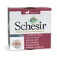 Schesir Tuna with Dentex - Консервированный корм с тунцом и зубаном для взрослых котов (кусочки в желе); 85 г