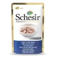 Schesir Tuna with Seabass - Консервований корм з тунцем і окунем для дорослих котів (шматочки в желе); 85 г