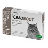 Selafort (Селафорт) by KRKA Краплі від бліх, кліщів і гельмінтів для кішок, 60 мг