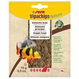 Sera (Сера) Vipachips Nature - Основний корм у вигляді чіпсів для всіх донних риб; 15 г