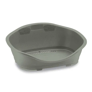 Stefanplast (Стефанпласт) Sleeper Green Line - ЕКО-лежак пластиковий для собак та котів; 69х49х28 см (Сіро-зелений Green Line)