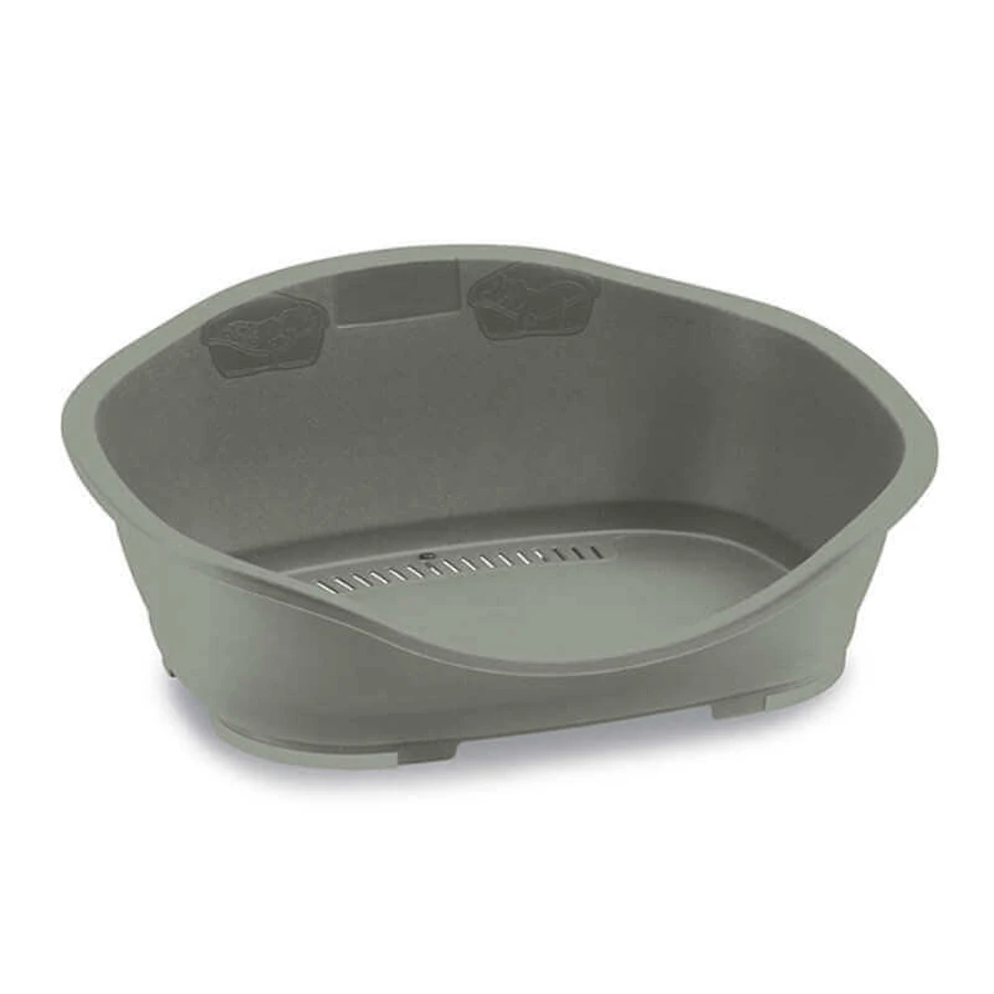 Stefanplast (Стефанпласт) Sleeper Green Line - ЕКО-лежак пластиковий для собак та котів; 69х49х28 см (Сіро-зелений Green Line): ціни та характеристики