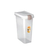 Stefanplast (Стефанпласт) Pet food Container - Контейнер для зберігання сухого корму; 25 л (Білий / Прозорий)