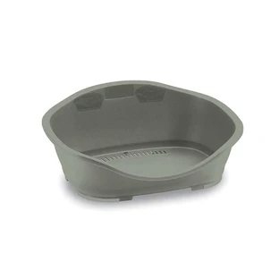 Stefanplast (Стефанпласт) Sleeper Green Line - ЕКО-лежак пластиковий для собак та котів; 57х42х25 см (Сіро-зелений Green Line)