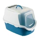 Stefanplast (Стефанпласт) Cathy Easy Clean - Туалет закрытый для котов с совочком; 56х40х40 см (Голубой)
