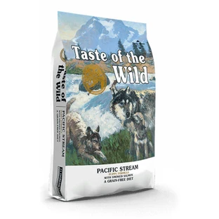 Taste of the Wild (Тейст оф зе Вайлд) Pacific Stream Puppy Formula - Сухий корм з копченим лососем для цуценят різних порід; 12,2 кг